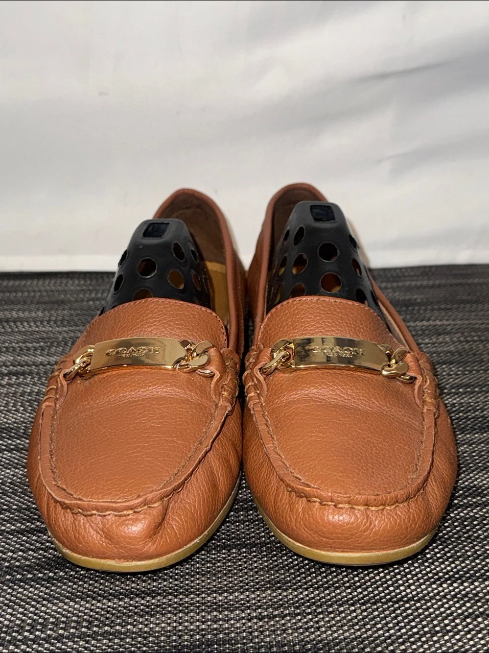Coach Fredrica Leather Loafers